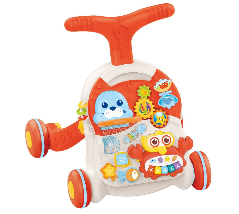 Jack Brown2-in-1 Baby Music Walker and Active Table Orange