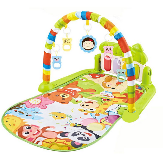Jack Brown Baby Play Gym Piano Fitness Rack Mat - Green