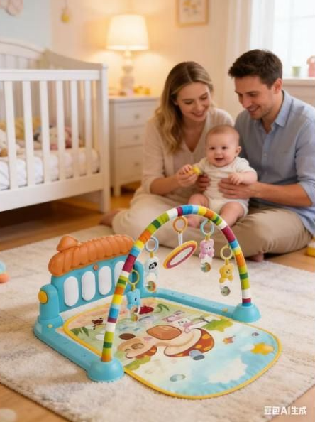 Baby Play Gym Piano Fitness Rack Mat