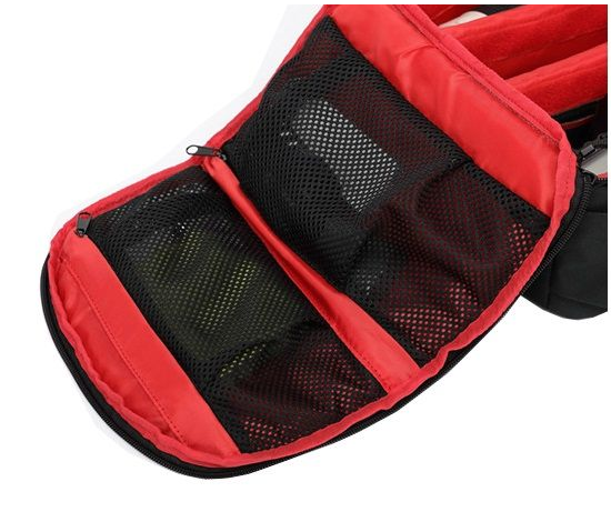 Jack Brown Waterproof Camera Backpack - Red