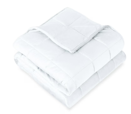 Jack Brown Anti Anxiety Weighted Blanket - 25LB (11.34kg) - Queen-152x203CM - White - Queen