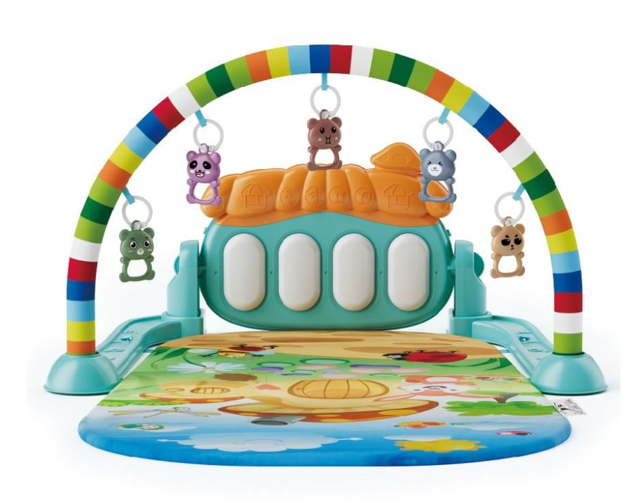 Jack Brown Baby Play Gym Piano Fitness Rack Mat