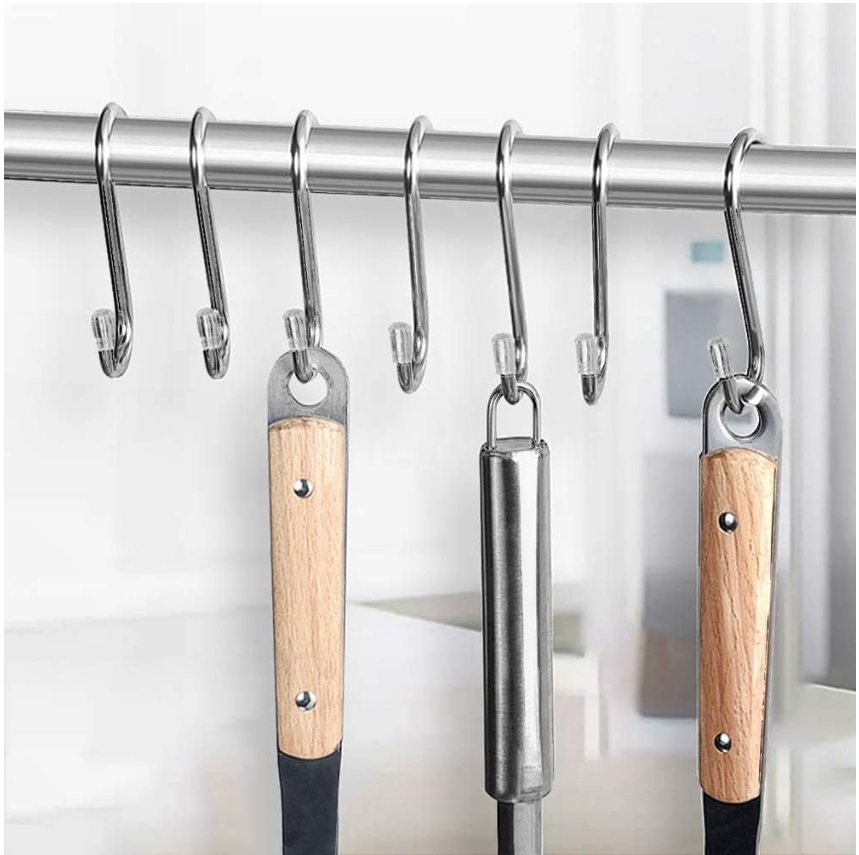 Jack Brown S Hooks For Hanging | 30 Steel S-Shaped Hooks, Space-Saver
