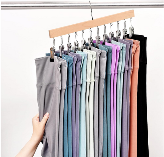 Jack Brown 2-Piece Multiclip Hanging Rack Clothes Dryin Hanger - Black