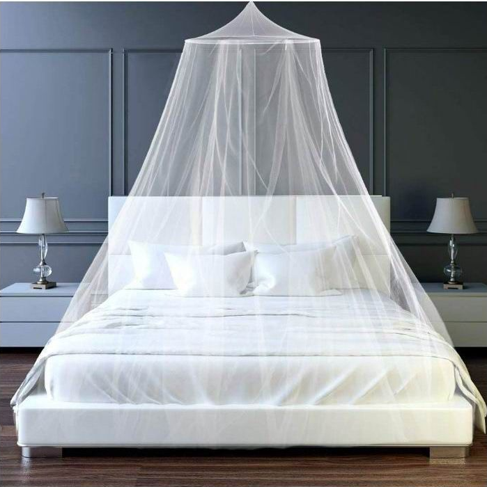 Jack Brown Luxury Mosquito Net Bed Mesh Canopy for Single to King Size Beds
