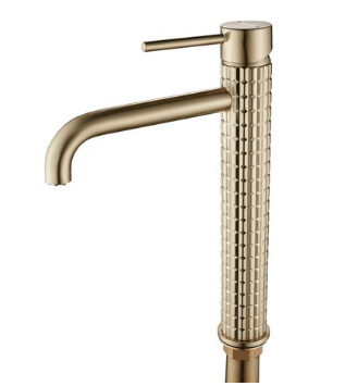 JOHLER Tall Basin Mixer with Hose - German Quality - Gold