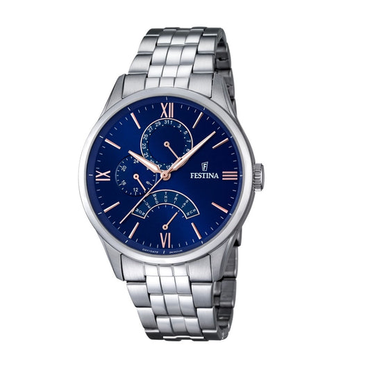 Festina Retro Classic Stainless Steel Analogue Men's Wrist Watch F16822-3