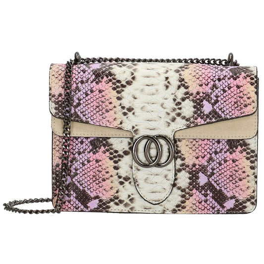 Charm London Elisa Leather Ladies Shoulder Bag - Pink