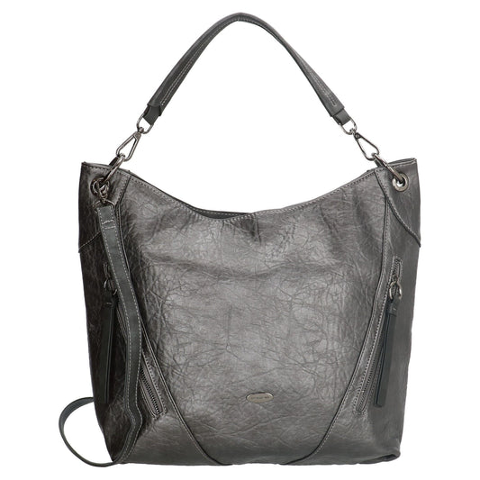 David Jones Paris Ladies Hobos/Shoulder Bag - Silver 3968