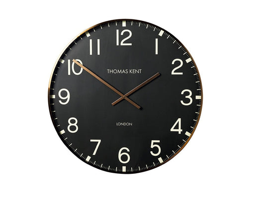 Thomas Kent 53cm Smith Arabic Round Analog Wall Clock - Black