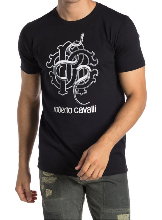 Roberto Cavalli Mens T-shirt - Black