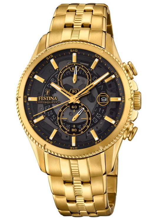 Festina Prestige Analogue Men's Wrist Watch - Stainless Steel F20269/3