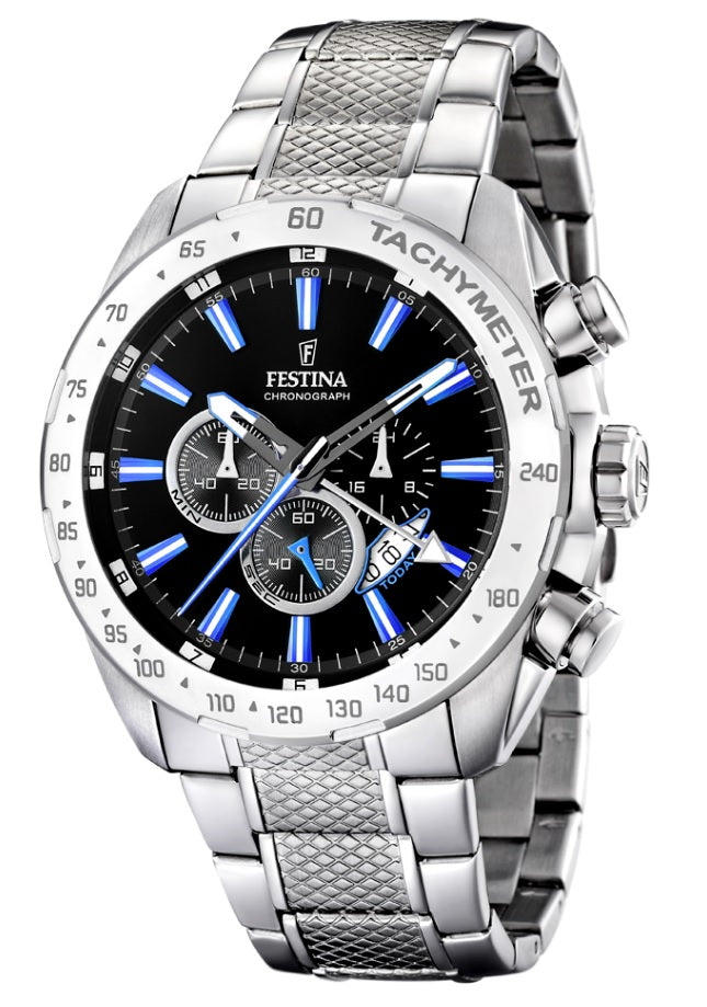 Festina Chrono Sport Analogue Men's Wrist Watch - Stainless Steel F16488/3