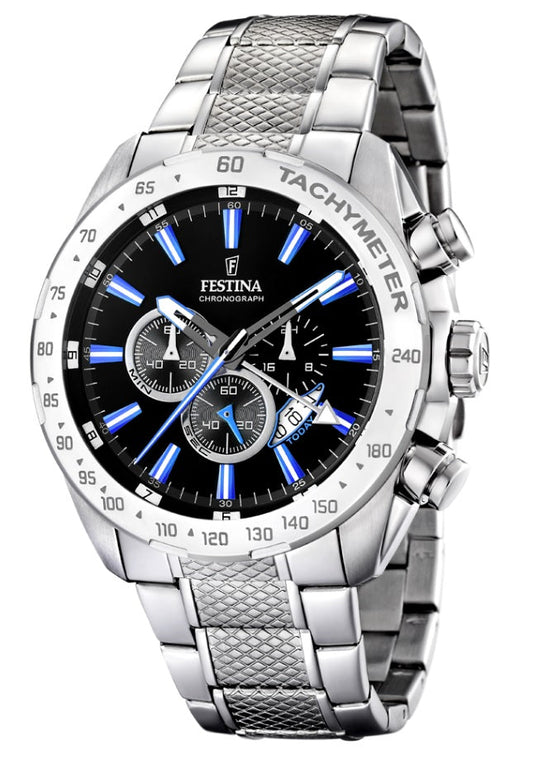 Festina Chrono Sport Analogue Men's Wrist Watch - Stainless Steel F16488/3
