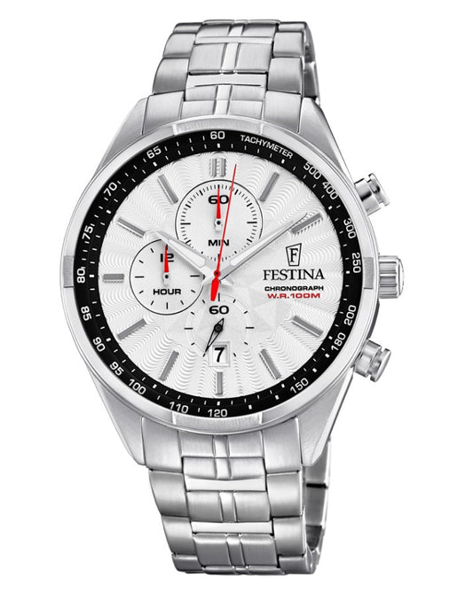 Festina Chrono Sport Analogue Men's Wrist Watch - Stainless Steel F6863/2