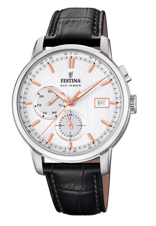 Festina Multi-function Analogue Men's Wrist Watch - Black F20280-1