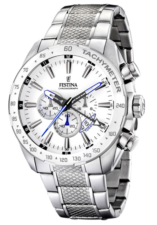 Festina Chrono Sport Analogue Men's Wrist Watch - Stainless Steel F16488/1