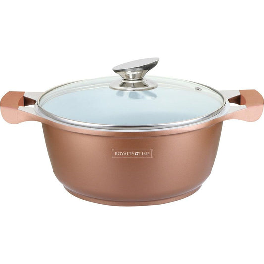Royalty Line 32cm Ceramic Coating Casserole - Copper