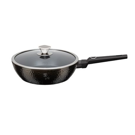 Berlinger Haus 24 cm Titan Coating Deep Fry Pan with Lid - Primal Gloss