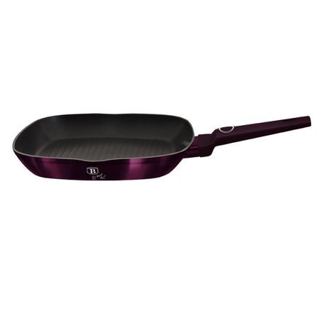 Berlinger Haus 28 cm Titan Coating Grill Pan - Purple Eclipse Collection