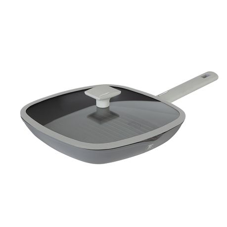 Berlinger Haus 28cm Marble Coating Grill Pan with Lid - Aspen Collection