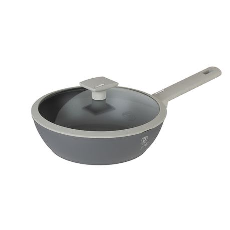 Berlinger Haus 24cm Marble Coating Non-Stick Deep Frypan - Aspen Collection