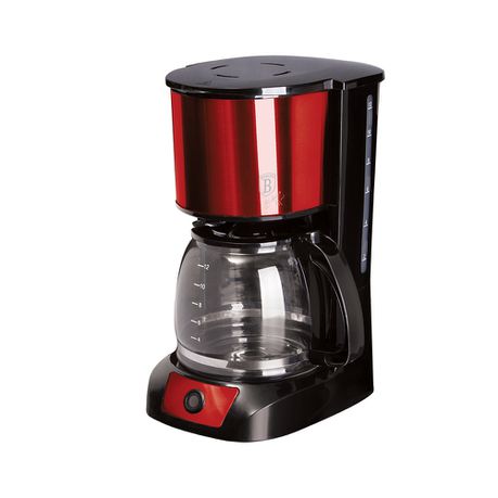 Berlinger Haus 1,5L Electric Coffee Maker - Burgundy Metallic