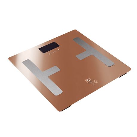 Berlinger Haus 150kg Smart Digital Body Fat Bathroom Scale - Rose Gold