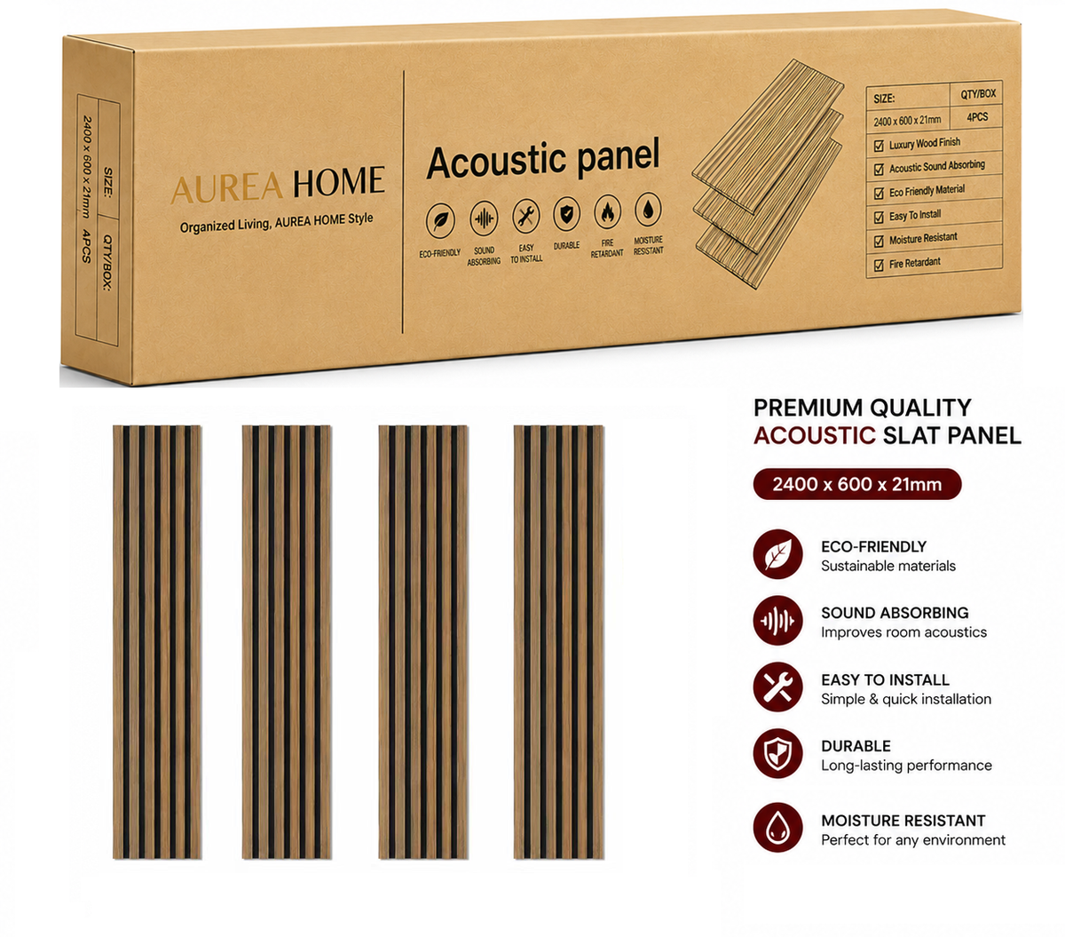 Aurea Home Acoustic Wall Panel