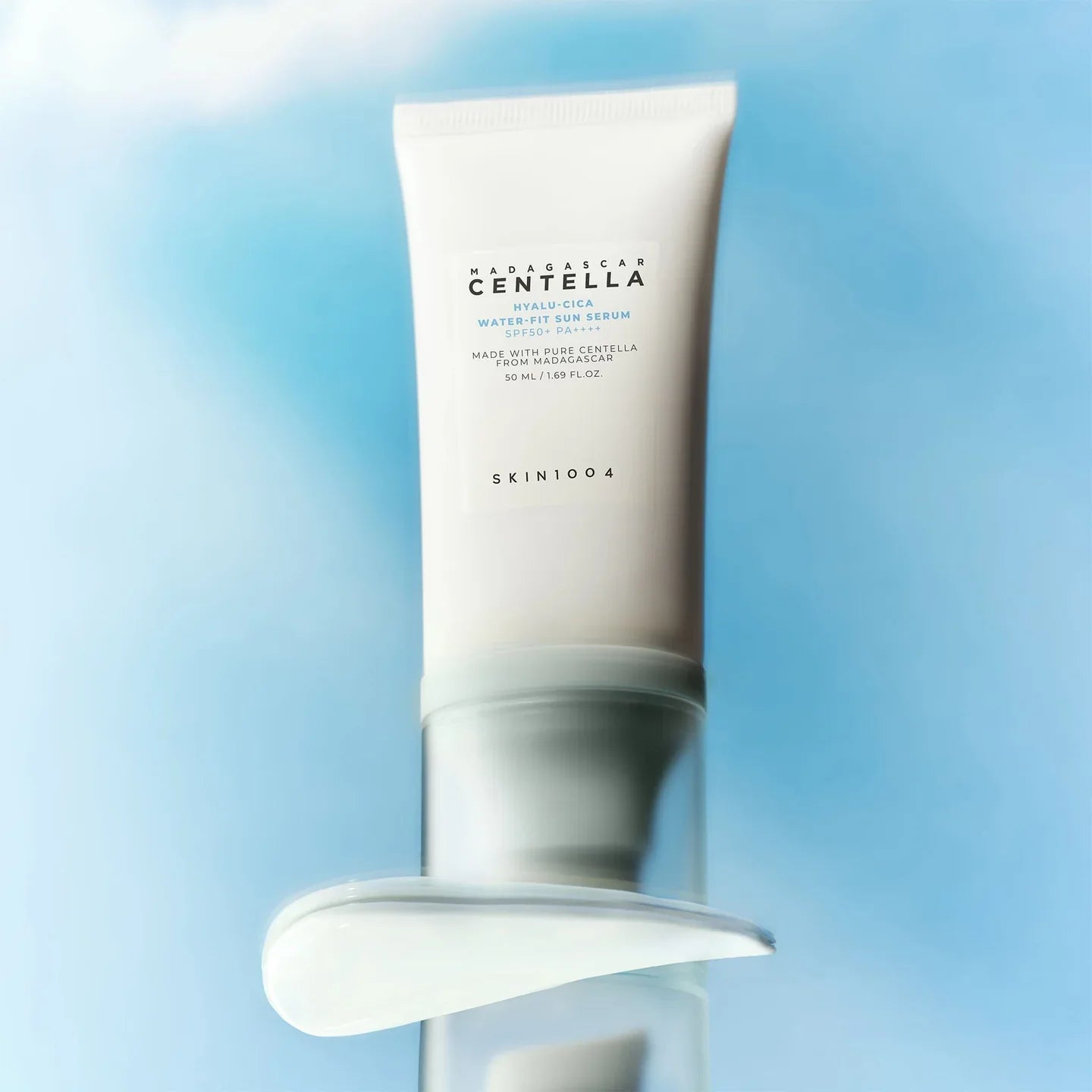 SKIN1004 Hyalu-CICA Water-Fit Sun Serum - Lightweight Moisturizing SPF Glow
