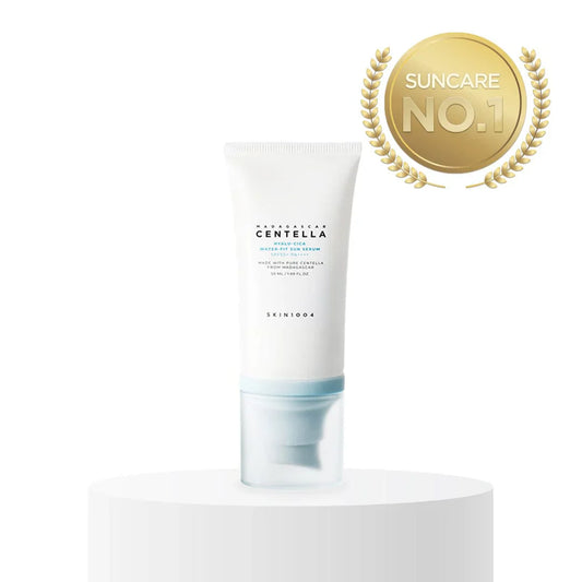 SKIN1004 Hyalu-CICA Water-Fit Sun Serum - Lightweight Moisturizing SPF Glow