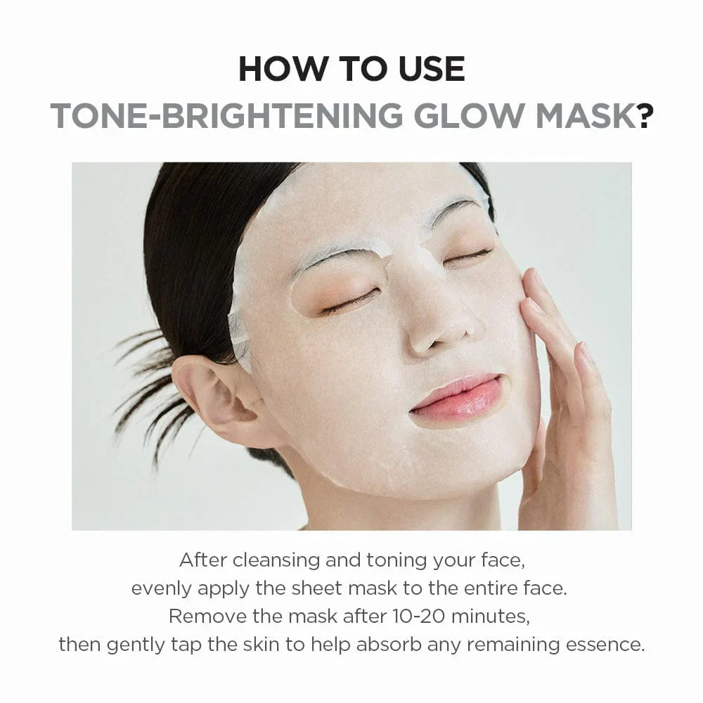 [SKIN1004] Tone Brightening Glow Mask 25ml (Pack of 5)