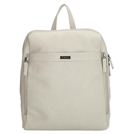 Beagles Arzobispo Ladies PU Backpack - Light Grey