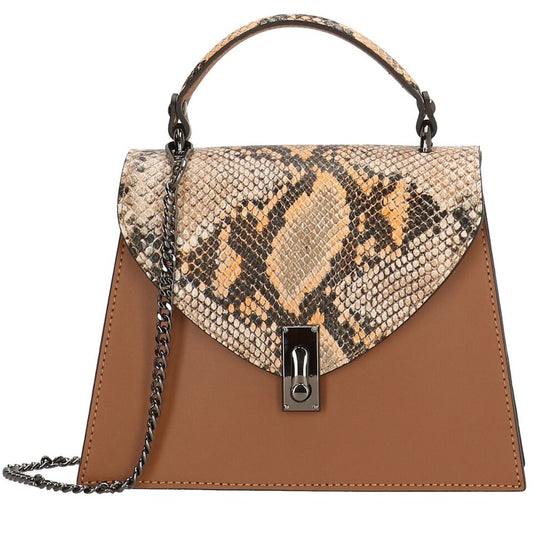 Charm London Elisa Leather Ladies Top Handle Hand Bag - Cognac