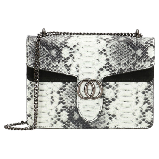 Charm London Elisa Leather Ladies Shoulder Bag - Black