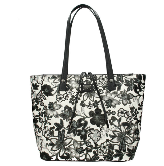 David Jones Paris Ladies Shopper/Tote Bag - Black & Grey