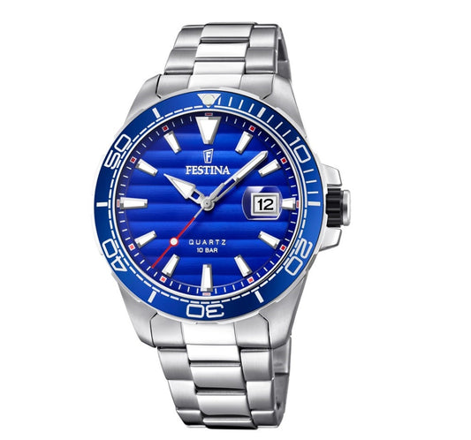 Festina Prestige Analogue Men's Wrist Watch - Stainless Steel