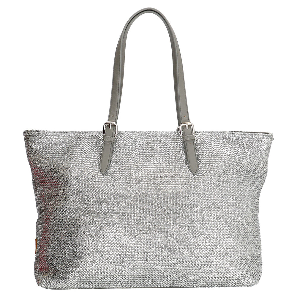 David Jones Paris Ladies Shopper/Hand Bag - Grey 3865