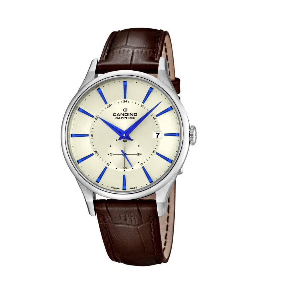 Candino Swiss Made Mens Leather Watch - Gents Classic Timeless