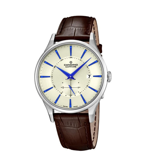 Candino Swiss Made Mens Leather Watch - Gents Classic Timeless