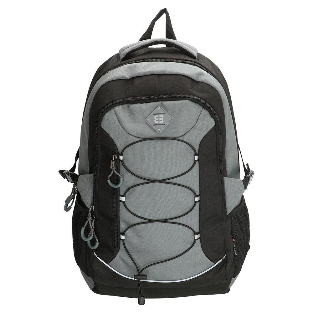 Enrico Benetti Barcelona Polyester 38 litres Backpack - Black & Grey