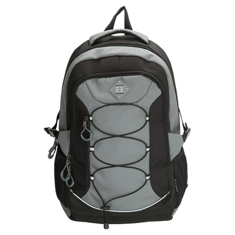 Enrico Benetti Barcelona Polyester 38 litres Backpack - Black & Grey