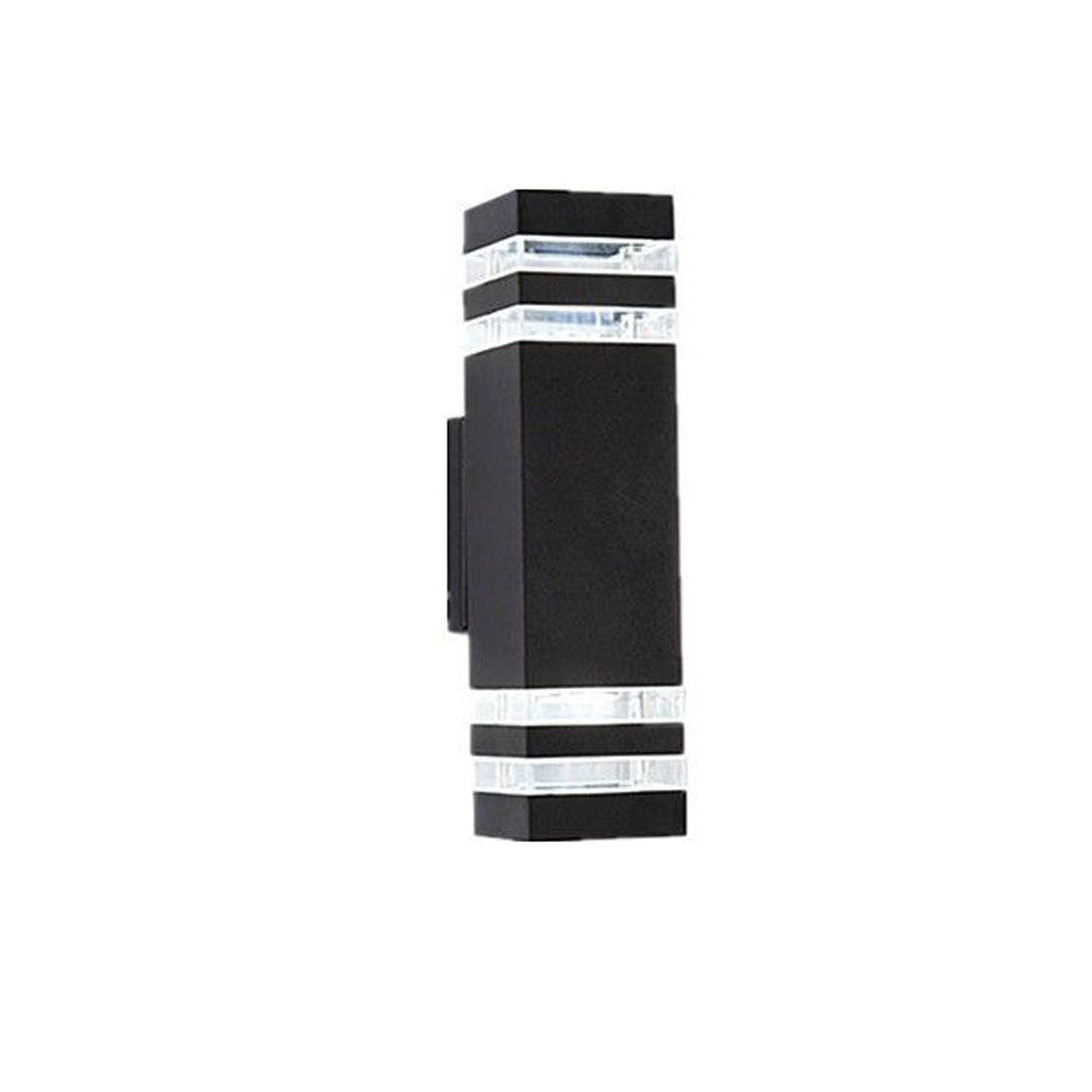 Outdoor 350x110x100Mm Wall Lamp For Garden Balcony Cottage & Street - Black