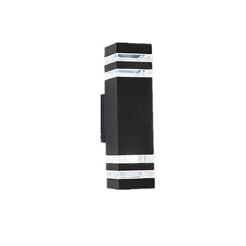 Outdoor 350x110x100Mm Wall Lamp For Garden Balcony Cottage & Street - Black