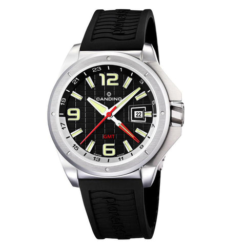 Candino Swiss Made Mens Watch - Solar Planet GMT Collection